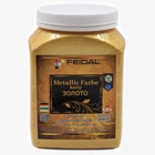 Емаль з металевим перламутровим блиском Feidal Metallic Farbe Золото 0.8л