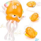 Игрушка танцующий кальмар-осьминог Tummy Time Octopus Smart Жёлтый Со светом и музыкой