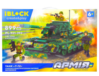 Конструктор IBLOCK Армия Танк Т-72 (PL-921-392), 899 деталей, военный набор для мальчиков