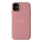 Чохол Silicone Case Metal Buttons (AA) для iPhone 11 Rose Powder