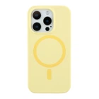 Чохол Glow Silicone Case with Magsafe для iPhone 15 Pro Max Yellow
