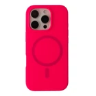 Чехол Glow Silicone Case with Magsafe для iPhone 16 Pro Hot pink