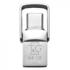 USB OTG T&G 2&1 Type C 64GB Metal 104 Стальной