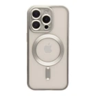 Чохол TPU Metallic Chrome Full Camera with Magsafe для iPhone 16 Pro Max Chrome Silver