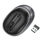 Беспроводная компьютерная USB Мышь Hoco GM34 Nuevo 2 типа соединения 2.4GHz модуль Bluetooth V3.0/5.2,микросхема Han Tianxia MX8650A Black