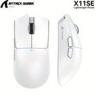 Мишка бездротова ігрова attack shark x11se white