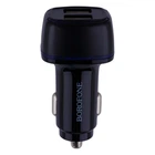 Авто Зарядное Устройство Borofone BZ14 Lightning 2USB 2.4A Черный