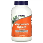 Цитрат магнію NOW Foods (Magnesium Citrate) 200 мг 250 таблеток (NOW-01292)