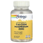 Кальцій магній та цинк Solaray (Calcium Magnesium Zinc) 100 капсул (SOR-04560)