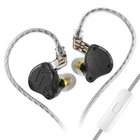 Навушники KZ ZS10 Pro X Black з мікрофоном