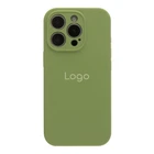 Чохол Silicone Case Full Size with Frame для iPhone 16 Pro Max 01.Mint