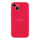 Чохол Silicone Case Full Size with Frame для iPhone 15 37.Rose Red