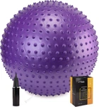 Мяч для фитнеса (фитбол) Cornix 65 см массажный Anti-Burst XR-0484 Violet