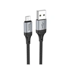 Кабель USB Hoco X102 Micro 2.4A Чорний
