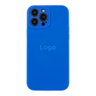 Чохол Silicone Case Full Size with Frame для iPhone 13 Pro Max 44.Shiny Blue