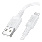 Кабель для зарядки и передачи данных USB Borofone BX111 fast charging data cable 2.4A USB-A to Micro-USB 1 метр White
