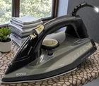 Утюг ROTEX RIC-C Ultra Glide с керамическим покрытием 2400 Вт с вертикальным отпариванием черный (O4)