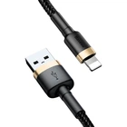 Дата кабель Baseus Cafule USB to Lightning 1.5A (2m) (CALKLF-C) Золотой / Черный