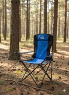 Крісло складане Skif Outdoor Soft Base Black/blue + чохол в комплекті