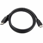 Кабель мультимедійний DisplayPort M to HDMI M 1.0m