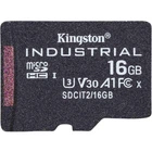 Карта памяти microSDHC Kingston Industrial 16 GB UHS-I (U3) V30 A1 (SDCIT2/16GBSP)