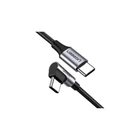 Дата кабель USB-C to USB-C 2.0m 60W US255 Black Gray Ugreen (50125) UGREEN 50125 970244