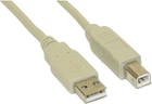 Кабель Atcom USB 2.0 AM/BM 5 м. 2 ferrite core, білий, пакет (AT10109)