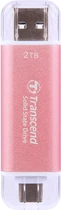 Внешний SSD накопитель 2 TB Transcend ESD310 Pink (TS2TESD310P)