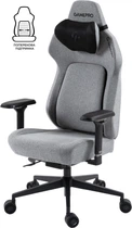Геймерское игровое кресло с самоадаптивной поддержкой пояницы GamePro GC925G Grey Fabric