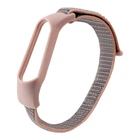 Ремінець для Xiaomi Mi Band 3/4/5/6/7 Nylon Pink/Grey