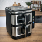 Аерогриль Rainberg RB 2331 4800W з двома чашами 7,5+7,5 л сенсорне управління
