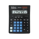 Калькулятор BRILLIANT бухг. CDB-1201-BL чорний, 12розр. (155*205мм) (сині клавіші) /CDB1201-BL/