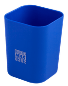 Підставка для ручок BUROMAX 6352-02 RUBBER TOUCH синя /BM.6352-02/