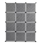 Шафа складана Storage Cube Cabinet МР 312-62 пластикова Чорний