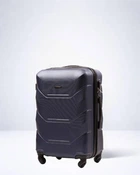 Чемодан WINGS 147 S Dark Blue — компактный формат с усиленным корпусом, темно-синий