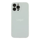 Чохол Silicone Case Full Size with Frame для iPhone 13 Pro Max 26.Mist Blue