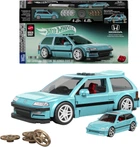 Коллекционная машинка-конструктор Mattel Brick Shop Hot Wheels Speed Honda Custom 90 Civic EF 248 деталей (JHF62)