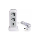 Мережевий фільтр живлення Verbatim 11 розеток, 2 x USB-C та 2 x USB-A