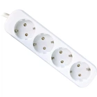 Подовжувач мережі Defender E450 5.0 m 4 троянд white