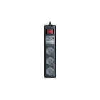 Сетевой удлинитель REAL-EL RS-3 USB CHARGE 1.8m, black