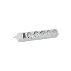 Фільтр живлення Maxxter SPM5-G-15G grey, 4.5 м кабель, 5 розеток