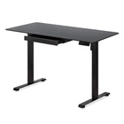Стіл Mealux PowerDesk Glass Black з електрорегулюванням висоти (арт. EVO-201 Glass/Black)