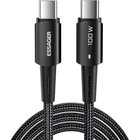 Кабель ESSAGER Sunset USB-C to USB-C PD 100W 5A 3m Black (EXCTT1-CGC01)