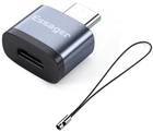 Перехідник ESSAGER Soray OTG Micro-USB Female to USB-C Male Grey (EZJMC-SRC0G)