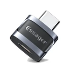 Переходник ESSAGER Xuankong OTG Micro-USB Female to USB-C Male Gray (EZJMC-XL01)