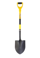 Лопата штыковая Mastertool 230×300×1100 мм порошковая покраска с фиберглассовой ручкой и держателем 14-6277
