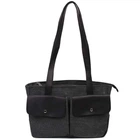 Жіноча сумка тоут з канвас та шкіри TARWA 25х35х9 см (sum0028158)
