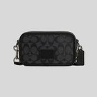 Сумка Coach Wyatt Crossbody In Signature Canvas через плечо кожаная коуч