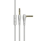 Кабель AUX HOCO UPA15 + Микрофон 2 pin (1М) (серый)