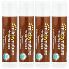 Бальзамы для губ Mild By Nature, Sierra Bees "Organic Lip Balms" со вкусом кокоса (4 шт)